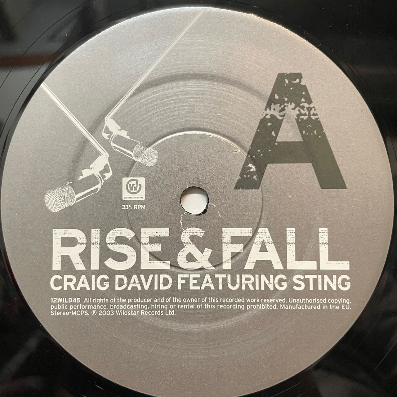 RISE & FALL (THE REMIXES)/CRAIG DAVID FEATURING STING/中古レコード 