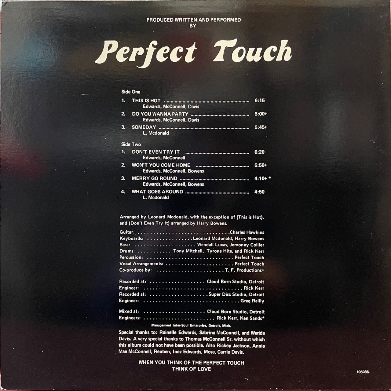 TOUCHING YOU/PERFECT TOUCH/中古レコード通販 SOUL CLAP（ソウル 