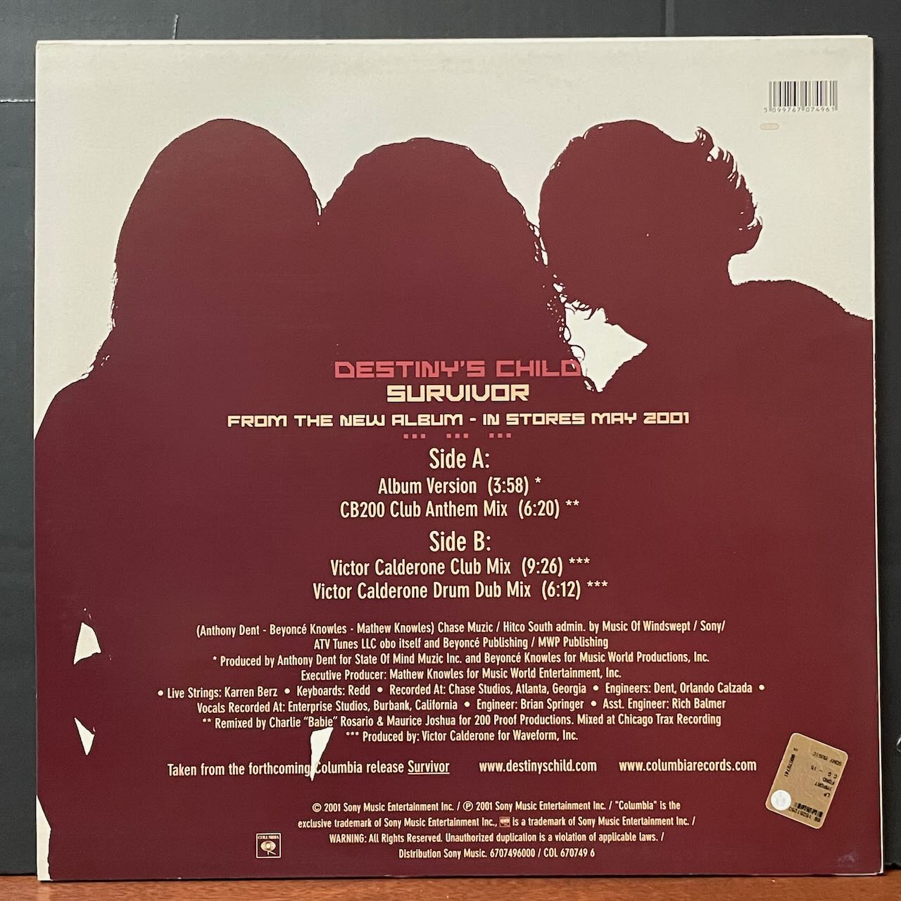 SURVIVOR/DESTINY'S CHILD/中古レコード通販 SOUL CLAP（ソウルクラップ）