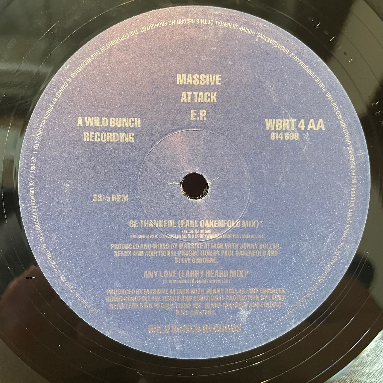 BEAMS RECORDS（ビームス レコーズ）【LP】Massive Attack