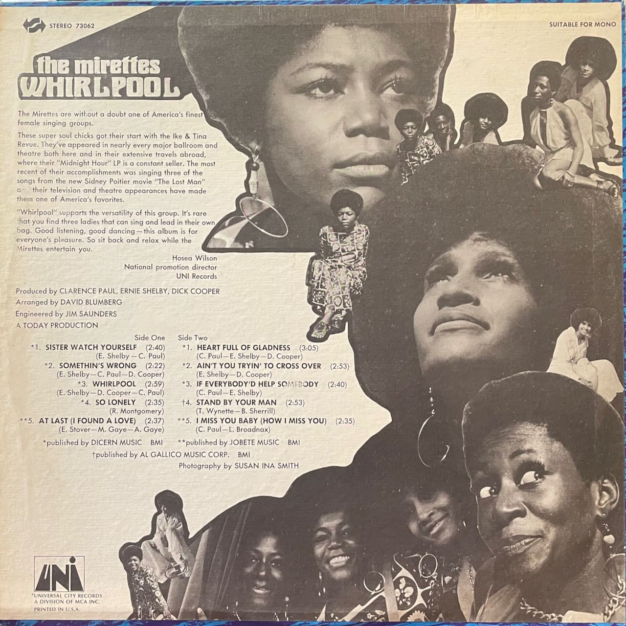 WHIRLPOOL/MIRETTES/中古レコード通販 SOUL CLAP(ソウルクラップ) WHIRLPOOL/MIRETTES/中古レコード通販 SOUL CLAP(ソウルクラップ)